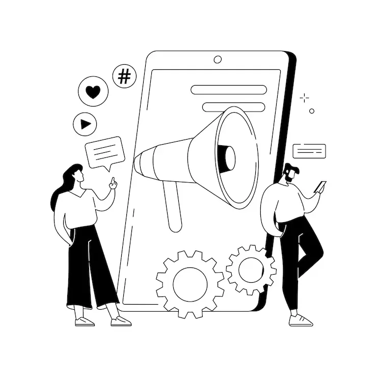 a boy and a girl scrolling through social media